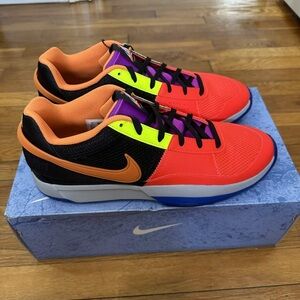 *New* Nike JA 1 Men Black Orange Red (FJ4241-001) Size 14 *Damaged Original Box*